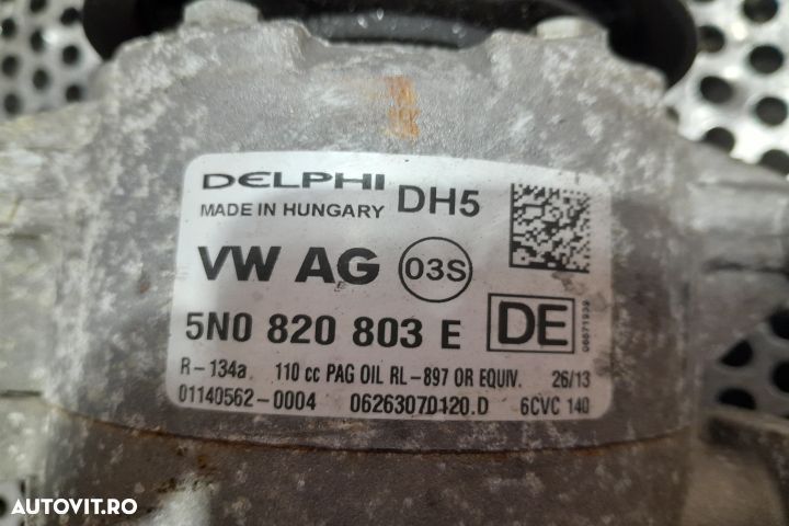 Compresor AC 5N0820803E 5N0820803E Volkswagen VW Passat B7 [2010 - 20 - 5