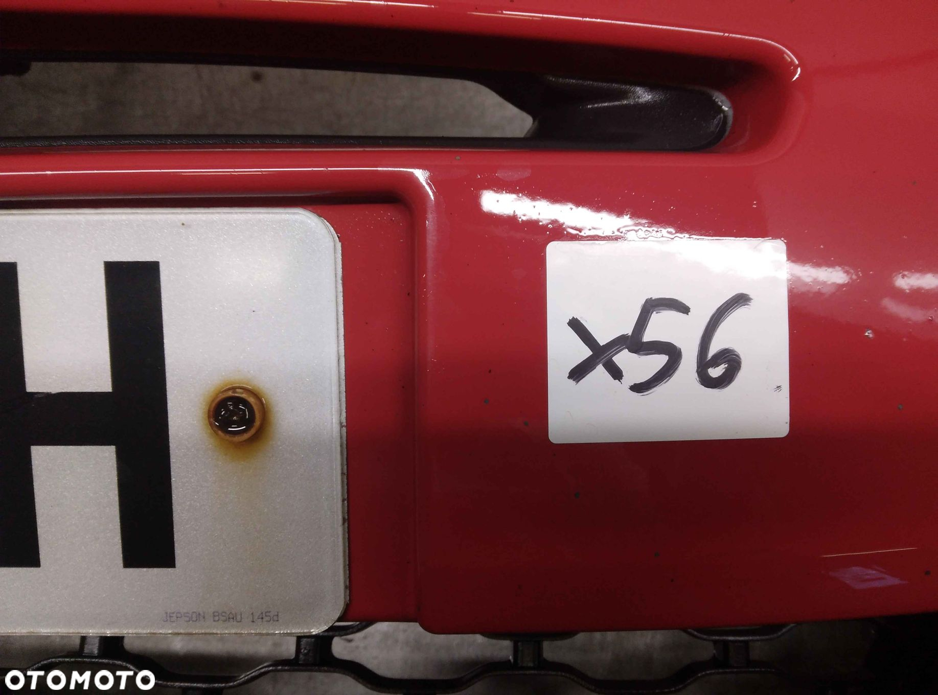 + ZDERZAK PRZÓD PRZEDNI RENAULT TWINGO 2 II OV727 CZERWONY - 2