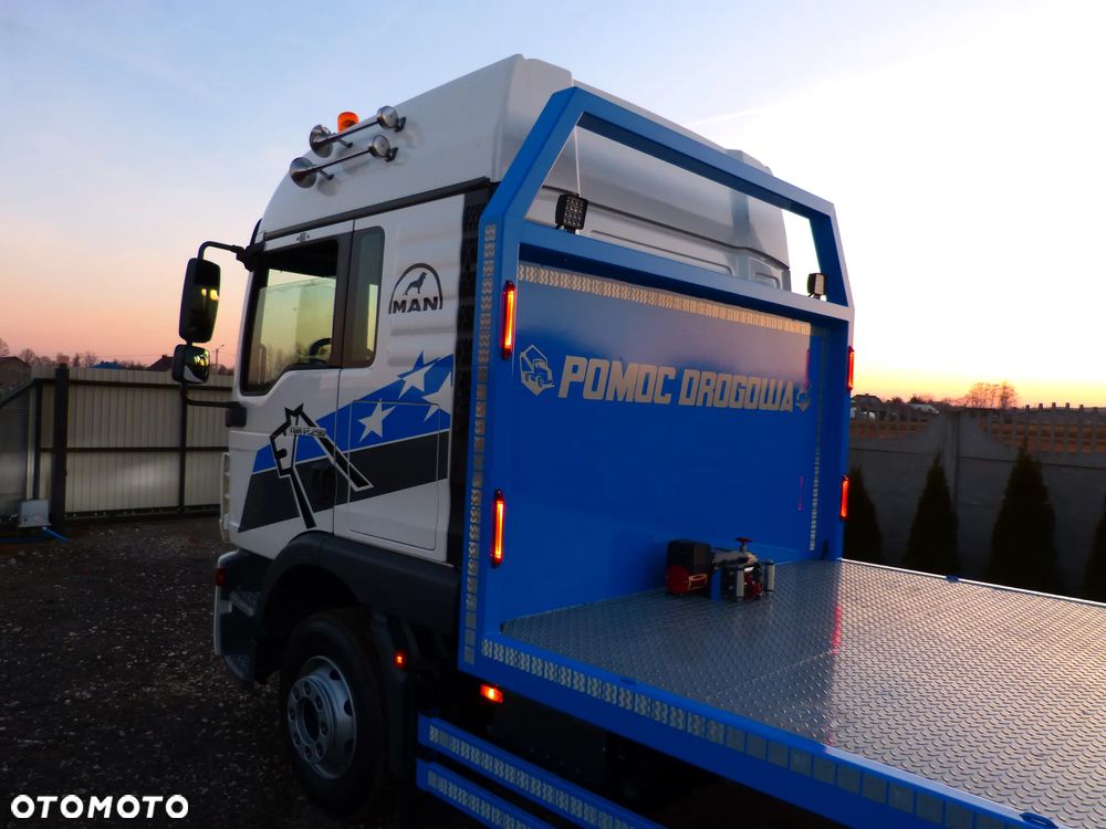 MAN TGM 15.290 POMOC DROGOWA AUTOLAWETA SPECJALNY EURO 5 DMC 15.500 KG ŁADOWNOŚĆ 9.000 KG XENON - 15