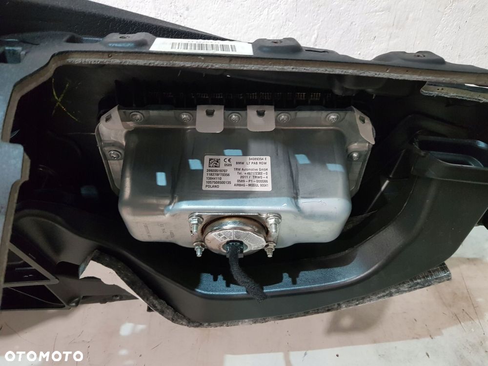 deska rozdzielcza kokpit pasy airbag bmw f20 11rok eur 1.6b komplet - 11