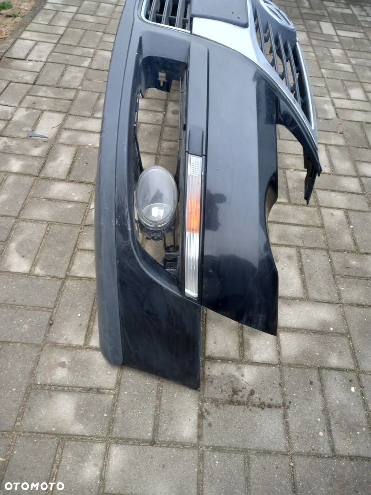VW PASSAT B6 ZDERZAK PRZEDNI PRZÓD CZARNY - 3