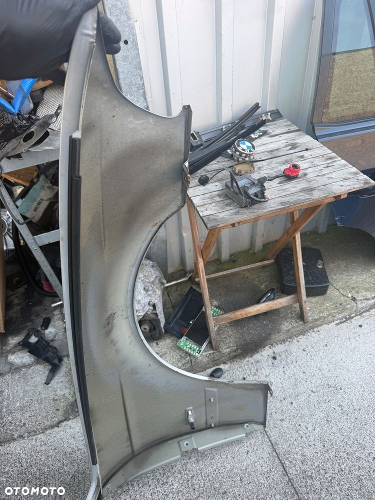 Błotnik lewy e39 354 titansilber ładny oryginalny bez rdzy ! - 6