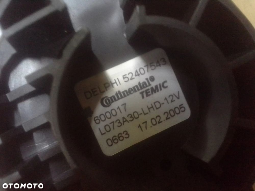 Opel Astra H III dmuchawa nagrzewnica Delphi 5240754 rezystor 3 silniczki i inne EU - 24
