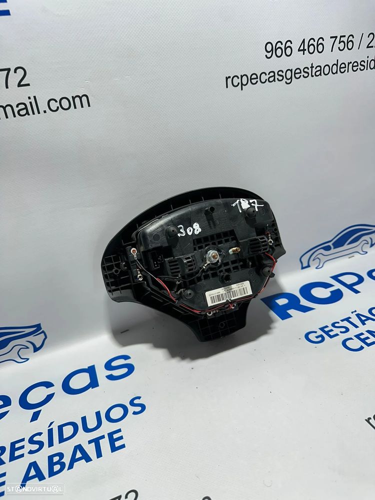 .Airbag Volante Condutor Original PSA Peugeot 308 96810154ZD 2007 – 2014 - 6