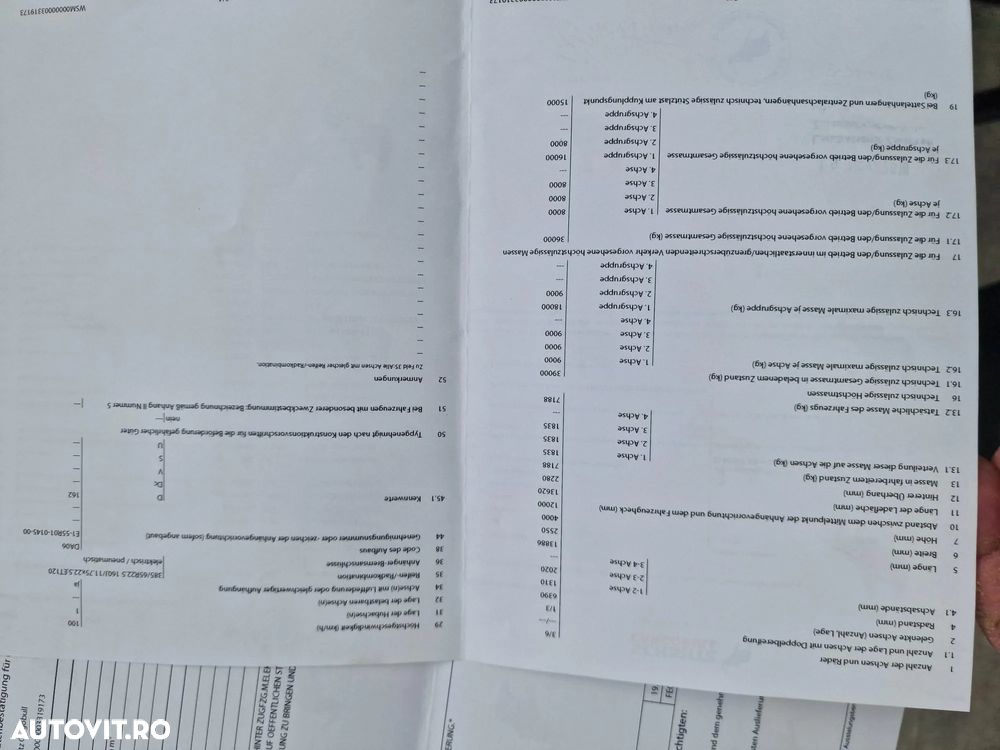Schmitz Cargobull SCB S3T+STIVUITOR detasabil HIAB 2,5tone, 2018, AXA VIRATOARE, 13,6m lungime, usi spate, deschideri laterale, Anv 80% bune, rulata doar in Germania, posibilitate leasing 4 ani, SUPER PRET semiremorca+stivuitor-20.900 EUR+Tva - 34