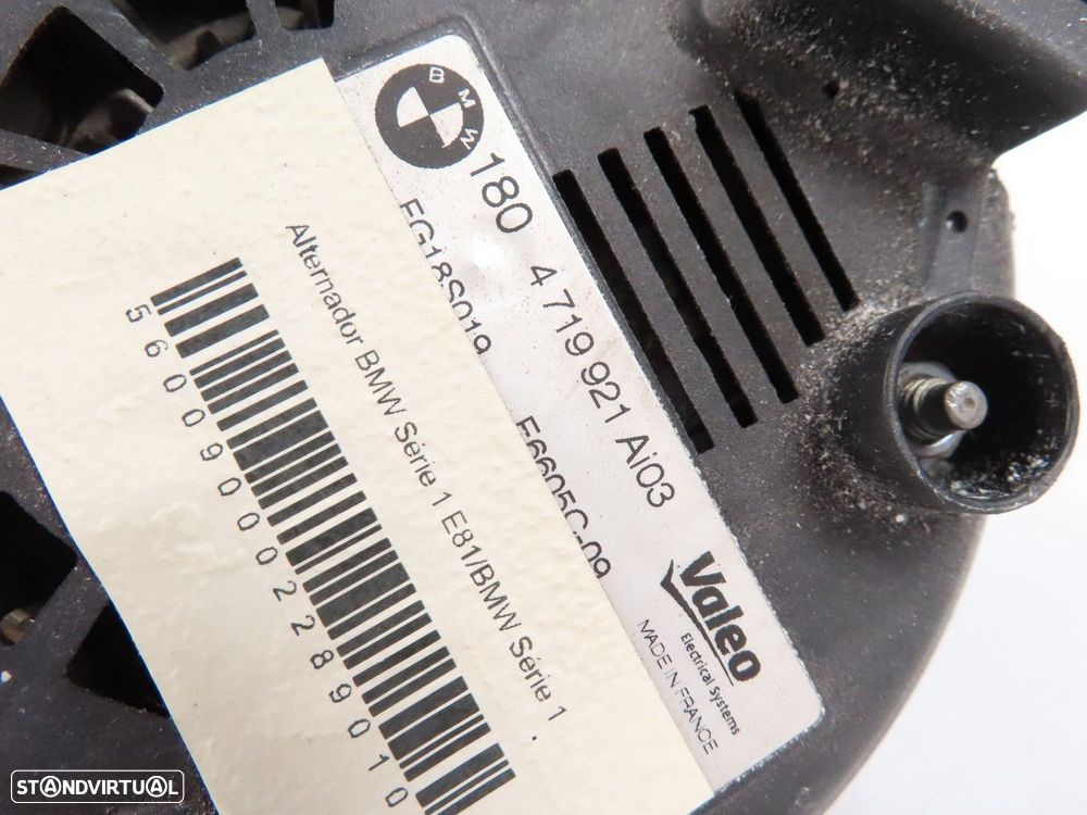 Alternador 180A Usado / Original BMW 5 (E60)/BMW 5 Touring (E61)/BMW X3 (E83)/BM... - 5