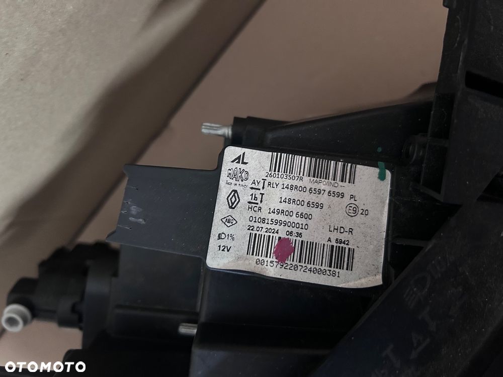 LAMPA PRAWA RENAULT CLIO V 5 LIFT FULL LED 260103507R PRZÓD PRZEDNIA - 2