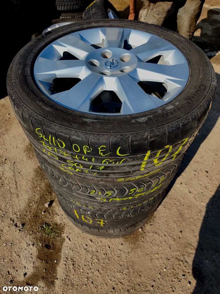 5x110 Felgi Aluminiowe Alufelgi Oryginalne 17 Koła Letnie Lato OPEL SIGNUM VECTRA B C ZAFIRA A B ASTRA H SAAB 93 95 4,5mm Legnica ALU-RAD 215/50 - 2