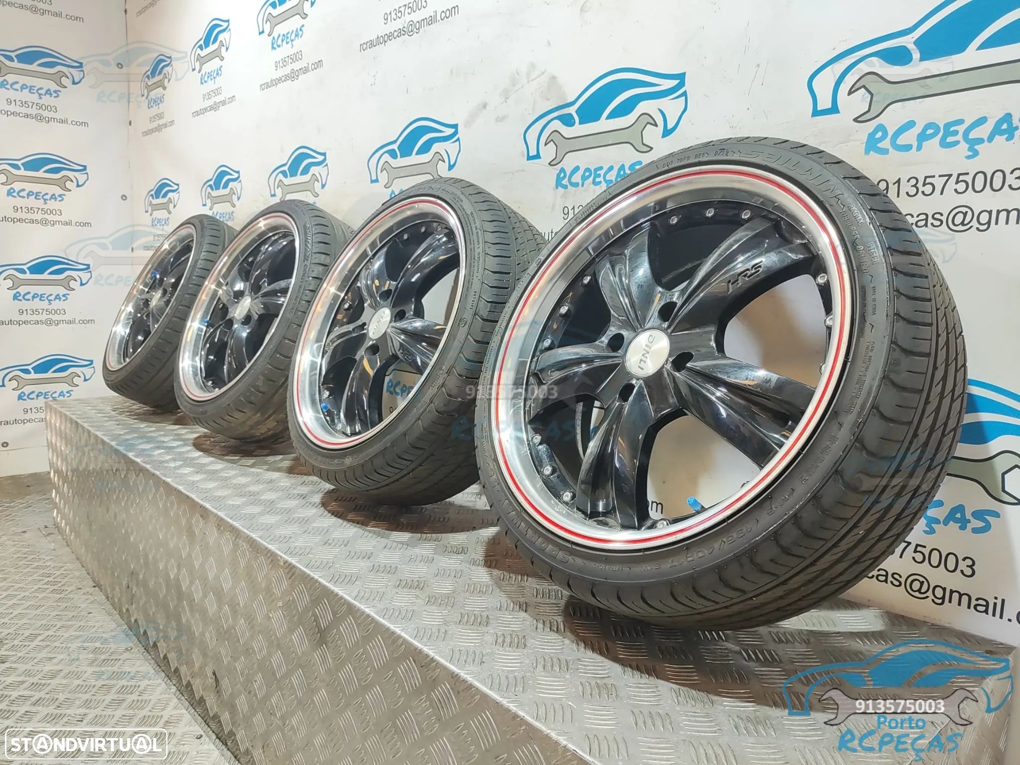 Jantes 17" HRS 4x100 - 7J | ET40 - 195 40 17 | Mini | Cooper | Aba | Polida | One | S | JCW | SD | Polegadas | Jante - 1