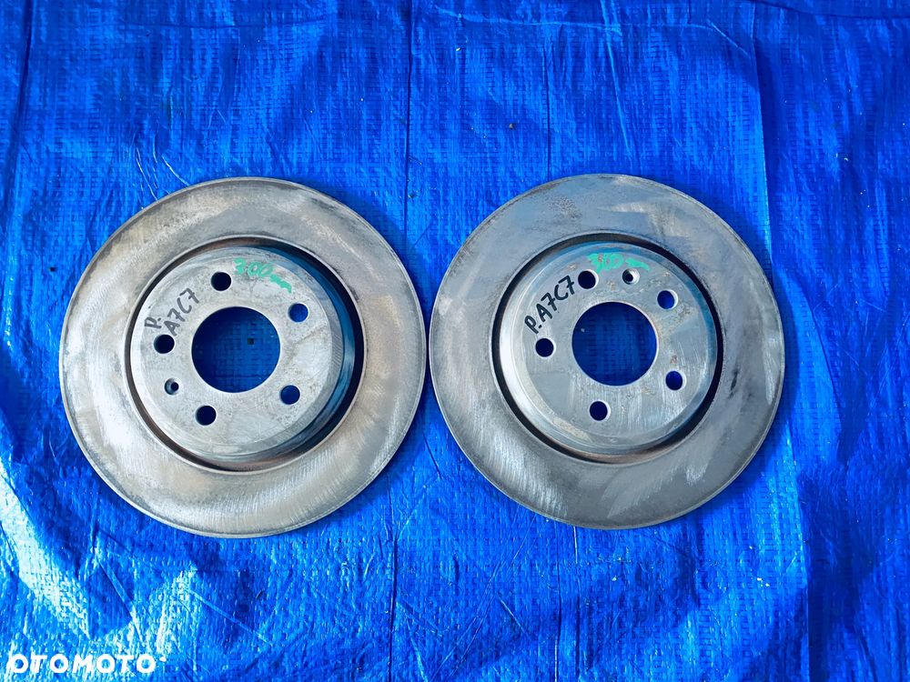 TARCZA TARCZE HAMULCOWE TYŁ TYLNE 300MM ; AUDI A6 A7 C7 3.0TDI 2011- ; ORYGINAŁ - 1