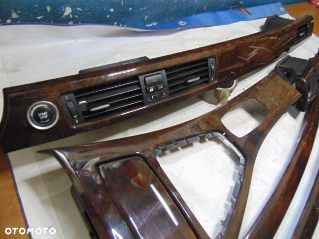 BMW E90 E91 LISTWY konsoli  drewno OZDOBNE DEKORY EUROpa - 10