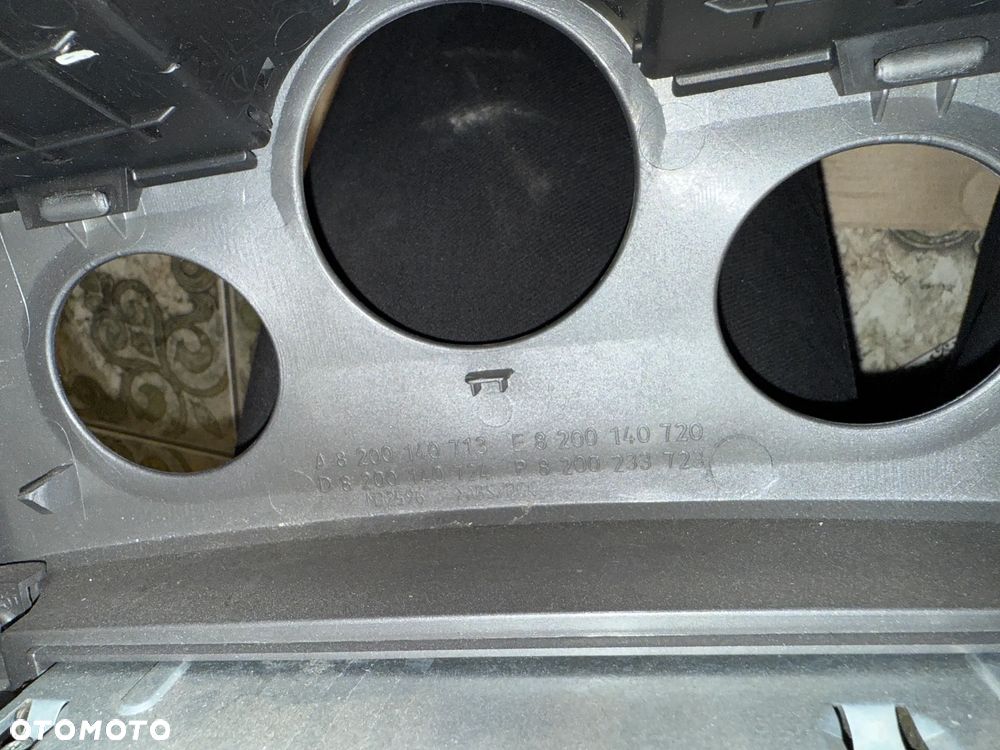 Konsola środkowa czytnik kart radio Renault Scenic II 8200140713  8200125077 OE - 4