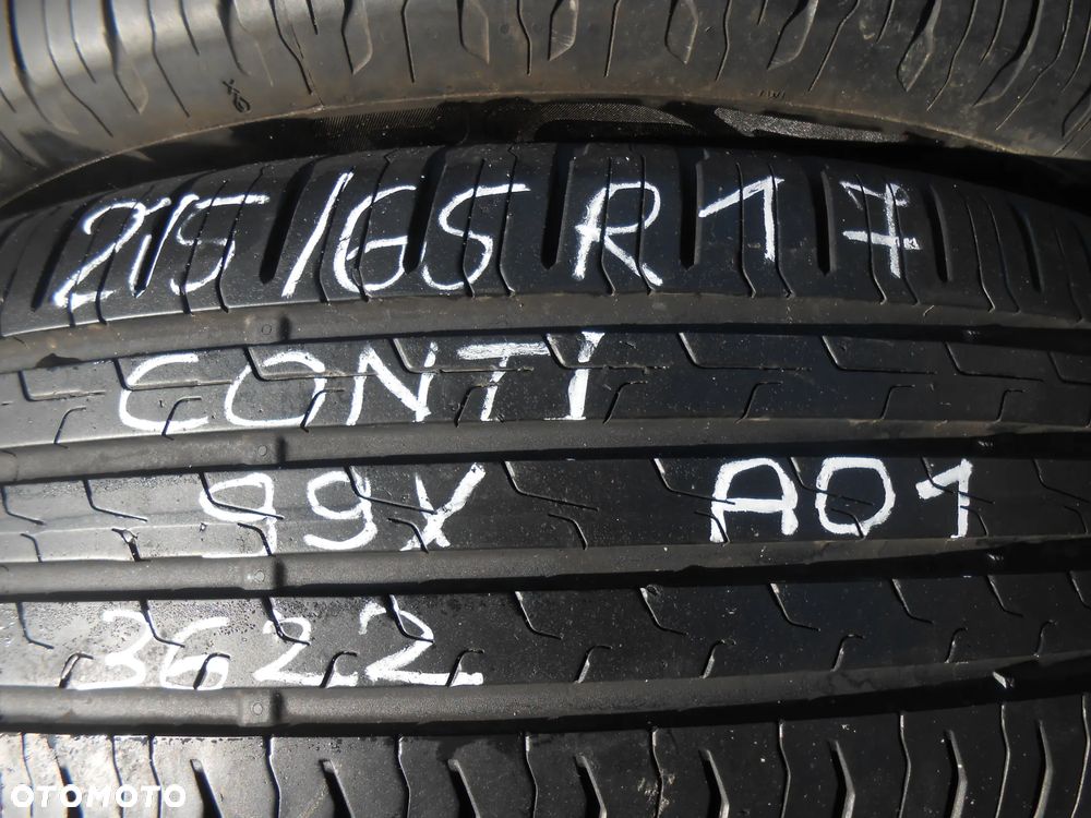 OPONY 215/65R17 CONTINENTAL ECO CONTACT 6 A01 DOT 3622 7.3MM - 2