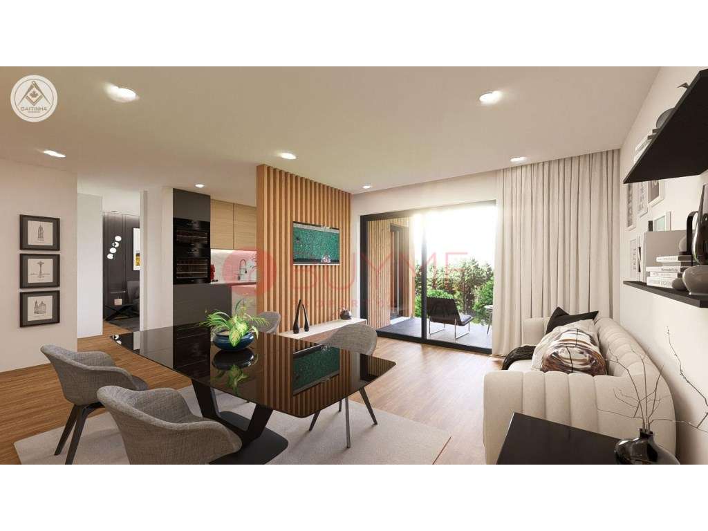 Luxuoso Apartamento T2 com terraço privativo, piscina comum e estac... - Grande imagem: 3/23