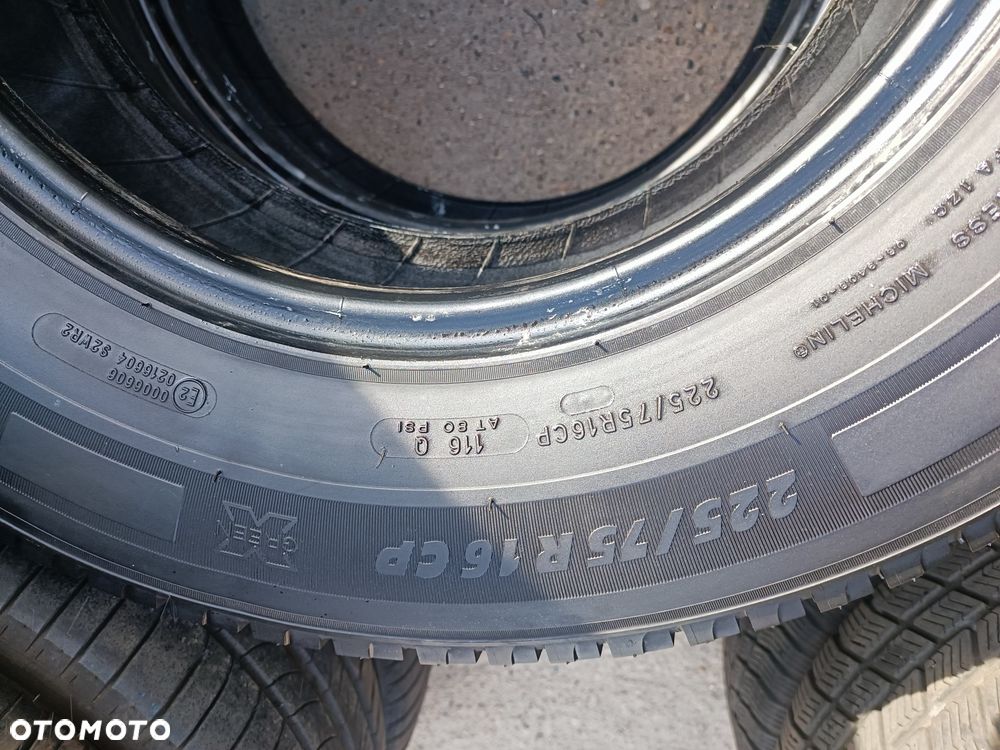 225/75R16CP 16C 16 CP 116Q 2 szt. Opony Letnie Lato MICHELIN AGILIS CAMPING 7,5mm Legnica ALU-RAD 225/75 - 5