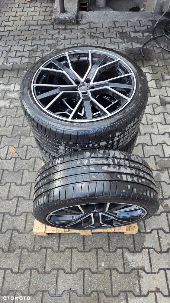 Koła 22" niski profil alu czarne - 11