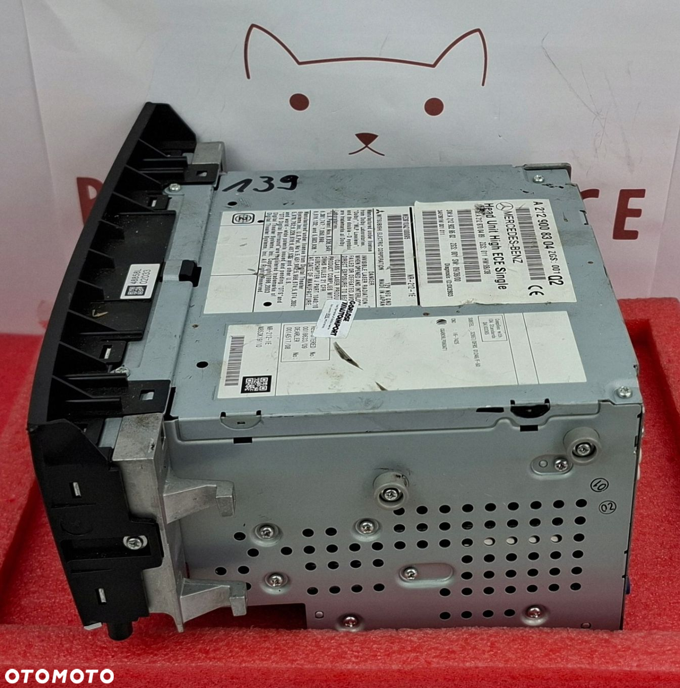 Mercedes-Benz W212 Radio Nawigacja Multimedia NR-212 High ECE A2129008304 - 6