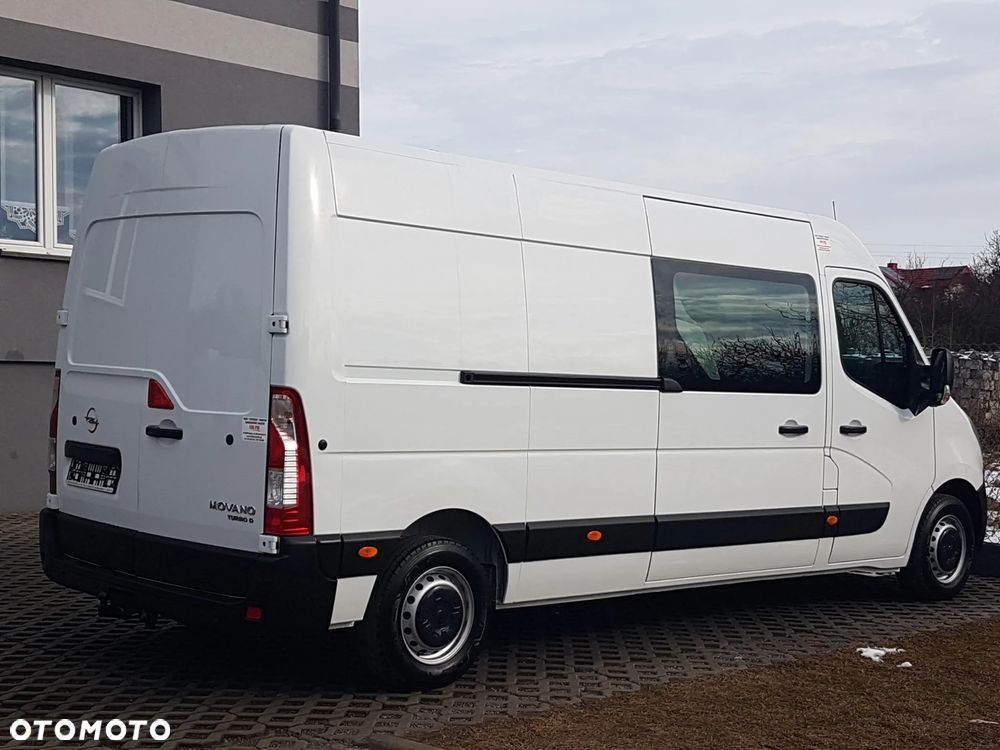 Opel MOVANO 7-OSÓB L3H2 BRYGADÓWKA DŁUGI WYSOKI KLIMA TEMPOMAT NAWIGACJA KRAJOWY OC - 4