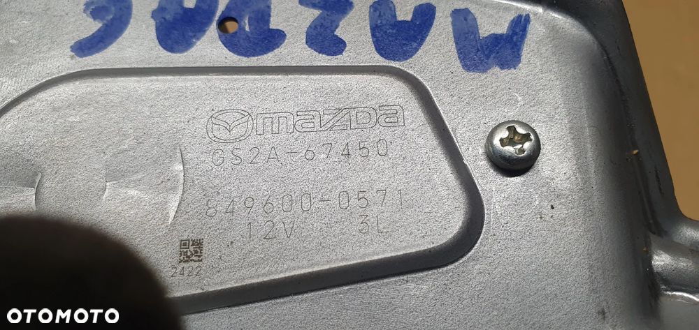 Silniczek wycieraczki tył tylnej Mazda 6 II Kombi GS2A-67450 - 6