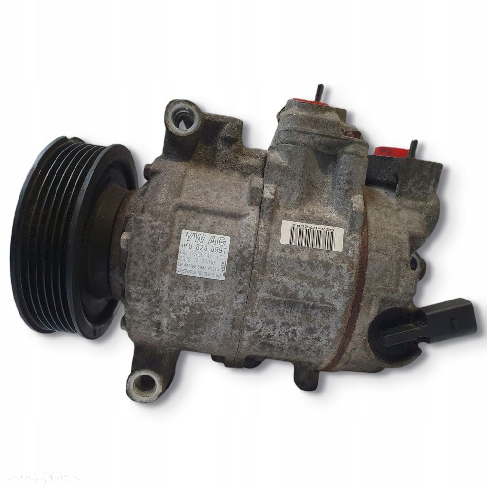 SPRĘŻARKA KLIMATYZACJI VW Golf V A3 II 8P 1.6 8V 1K0820859T - 3