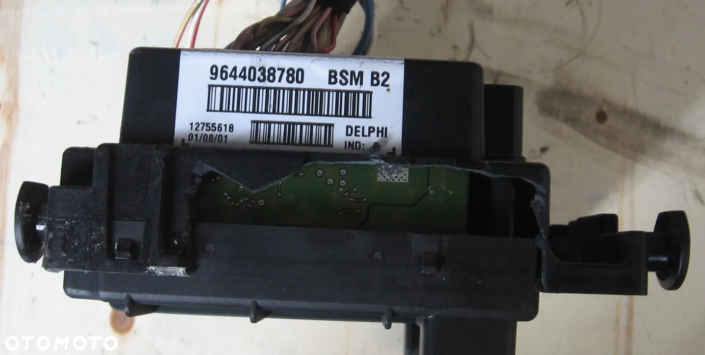 sterownik moduł BSM B2 PEUGEOT 307 CITROEN C3 C4 9644038780 - 2