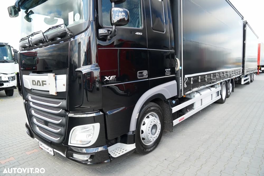 DAF XF 480 / AER CONDIȚIONAT PARCARE / COMBINAȚIE TANDEM / 120 M3 / TRANZIȚIE / Wecon / 2019 / CONTRACT POST-SERVICE - 5