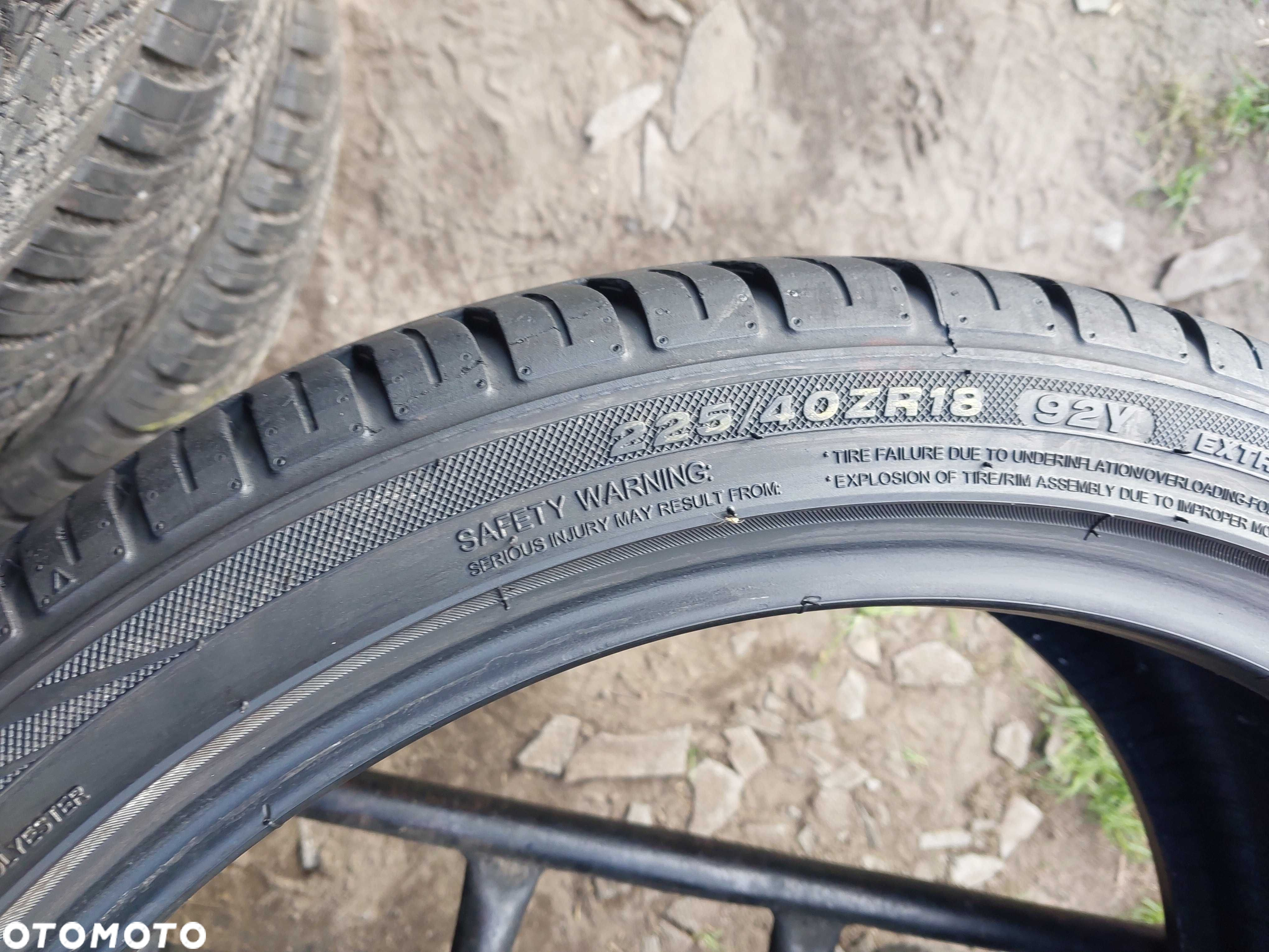 Opony letnie 225.40.18 Goodride 2021 rok 6-7mm Komplet Montaż - 4