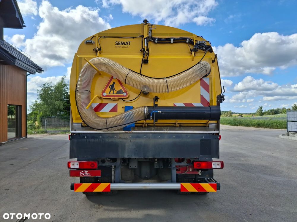 Renault C280 Zamiatarka SEMAT Zoeller FAUN Karcher 2 Silniki Rura Do Liści Listwy Ciśnieniowe Lanca 2 Zbiorniki Wody Szczotki L/R 2018r Euro 6 Motogodziny: 740MTH - 3