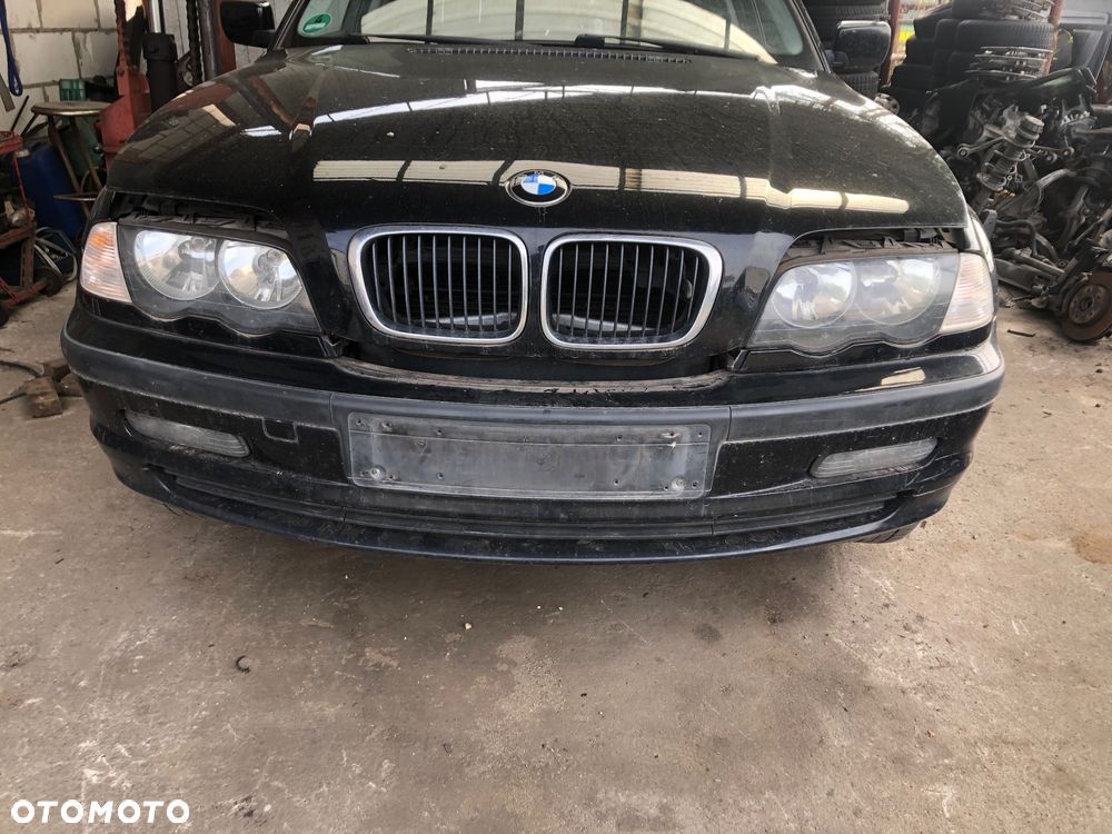 Zderzak przedni BMW E46 schwarz 2 - 1