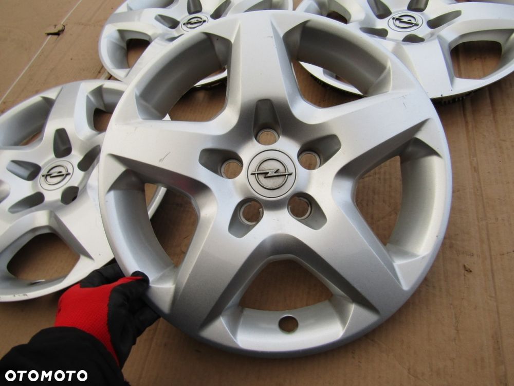 4x Kołpaki 16 Strukturalne Opel Astra H III Zafira B Vectra C Meriva A B - 10
