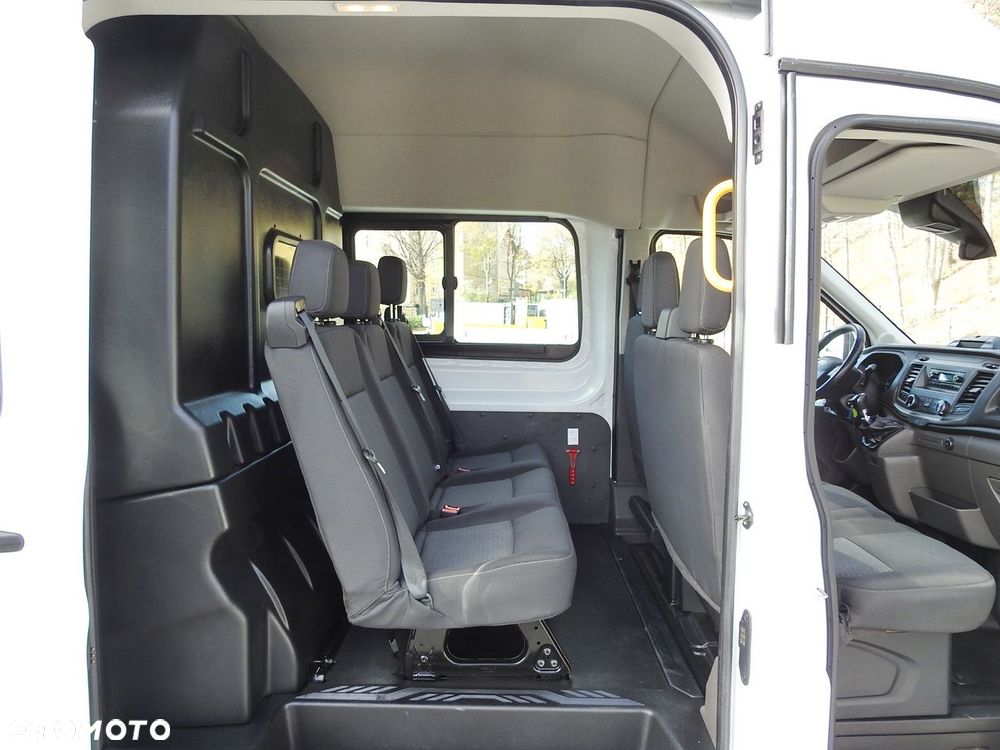 Ford TRANSIT FURGON BRYGADÓWKA  6 MIEJSCA TEMPOMAT KLIMATYZACJA LEDY  130KM - 39