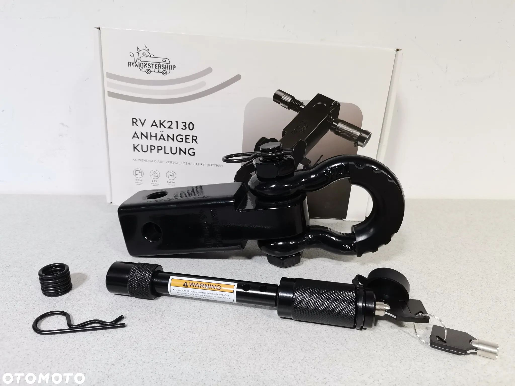 Hak Holowniczy  Kula Zaczep Ucho Szekla  ADAPTER USA 50x50 JEEP - 1