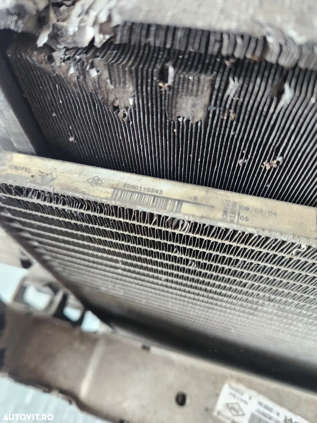 Grup Radiatoare Radiator Apa Clima Intercooler Termocupla Electroventilator Renault Megane 2 1.5 Dc - 7