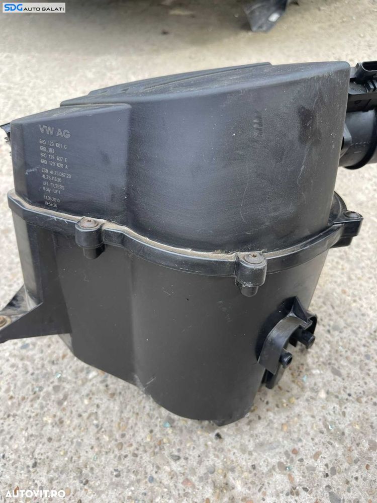 Carcasa Filtru Aer Volkswagen Polo 6R 1.2 TDI CFWA 2010 - 2018 Cod 6R0129601G 6R0129607E 6R0129620A [C4260] - 2