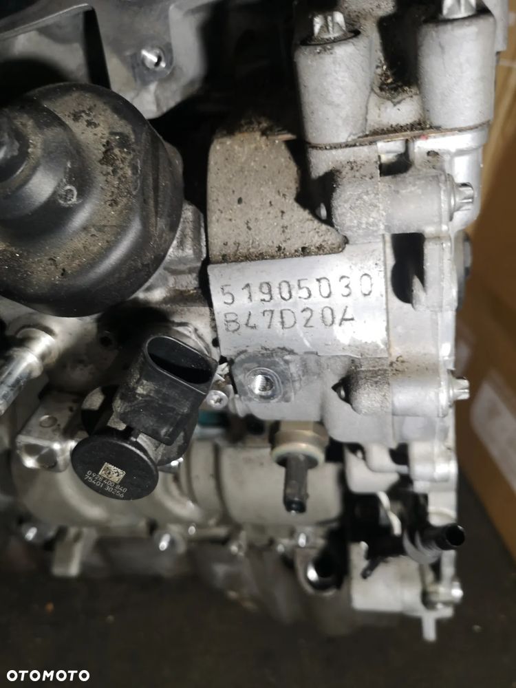 SILNIK B47D20A 2.0d 190KONI BMW F10 F20 F30 320d 185tys KM USZKODZONY - 5