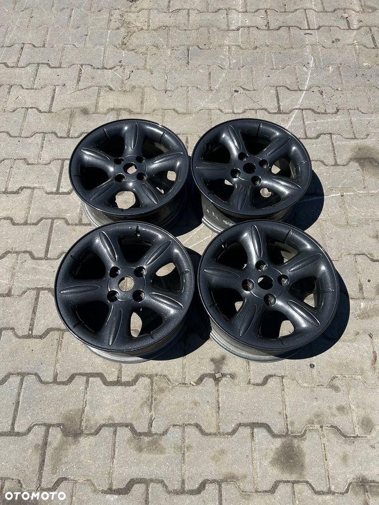 Alufelgi Peugeot Citroen 15 cali 4x108 oryginalne czarne - 9