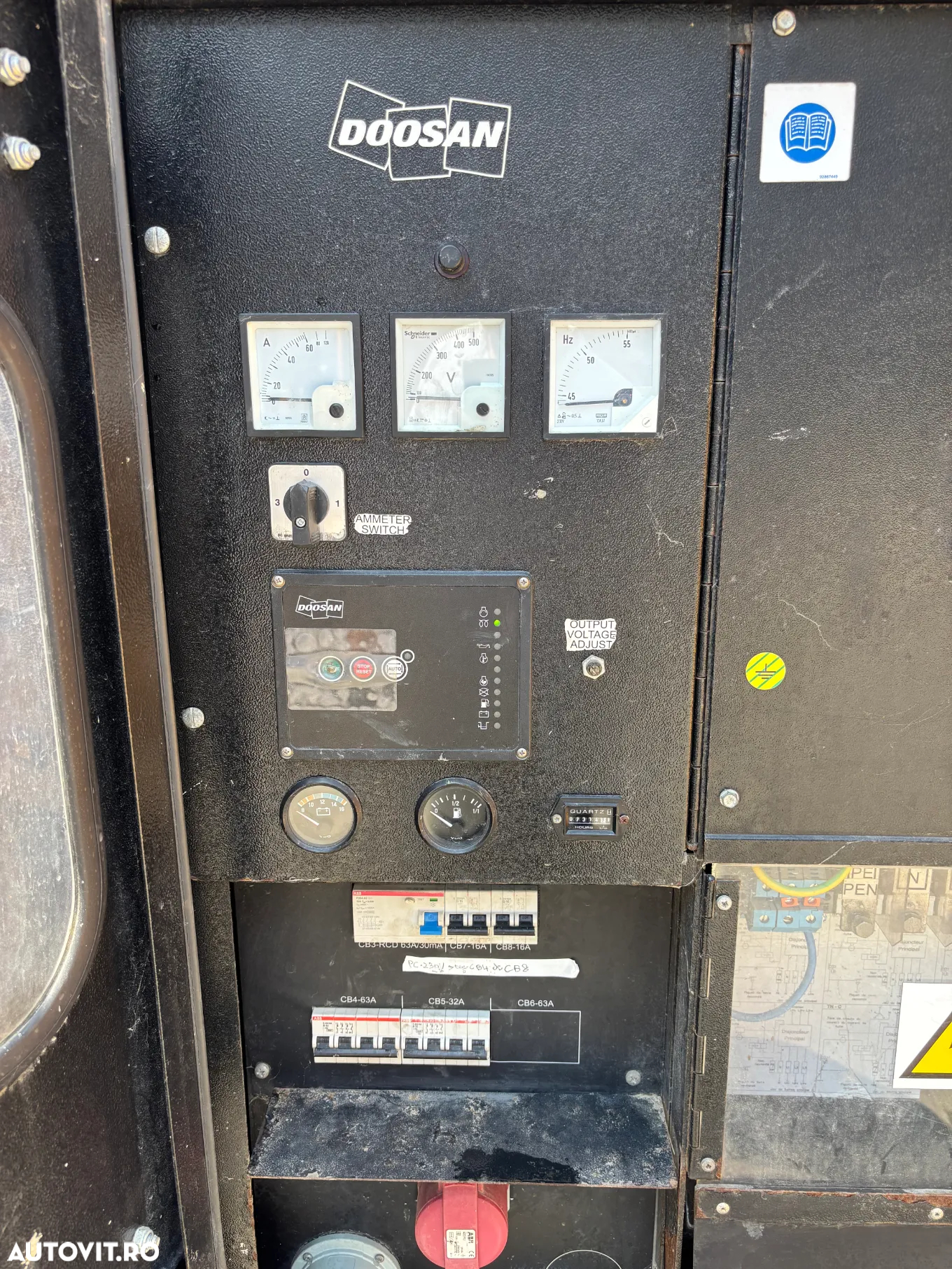 Doosan Generator curent 32kW motor Mitsubishi - 10