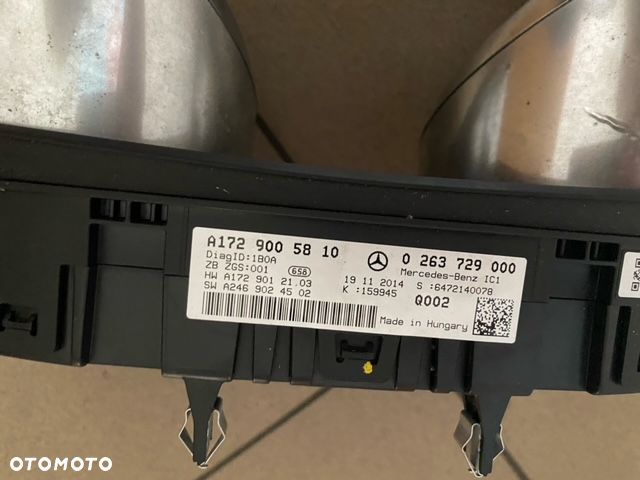 Licznik, Zegar Mercedes SLK W172 - 4