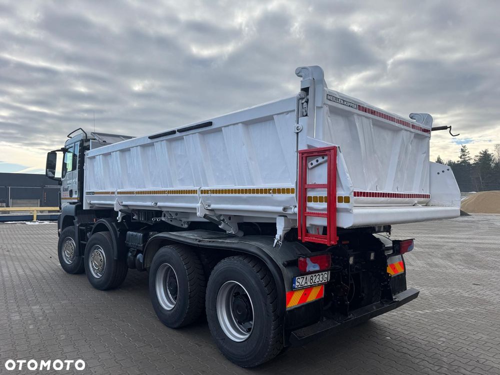 MAN TGS 2008r 8x4 3 STRONNY WYWROT + Hydroburta!!! - 10