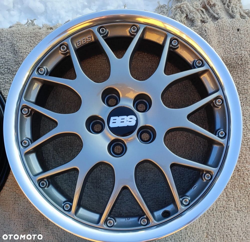 Felgi Aluminiowe Skręcane 2-TLG Oryg. Vw Golf IV BBS RS 771 Jubi 16 Cali 5x100 6,5Jx16 Et42 Grafit + Poerka  Bdb !!!  Starogard Gdański - 4