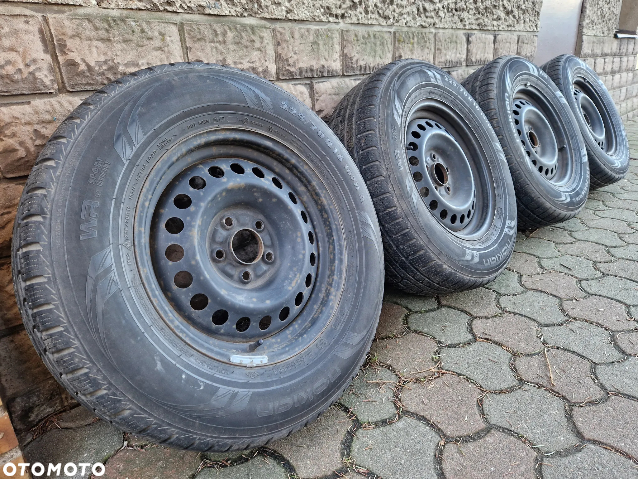 Koła Felgi 16 cali Citroen Hyundai Kia / 5x114.3 ET 31 6.5Jx16H2 / Opony Nokian 225/70 R16 - 2