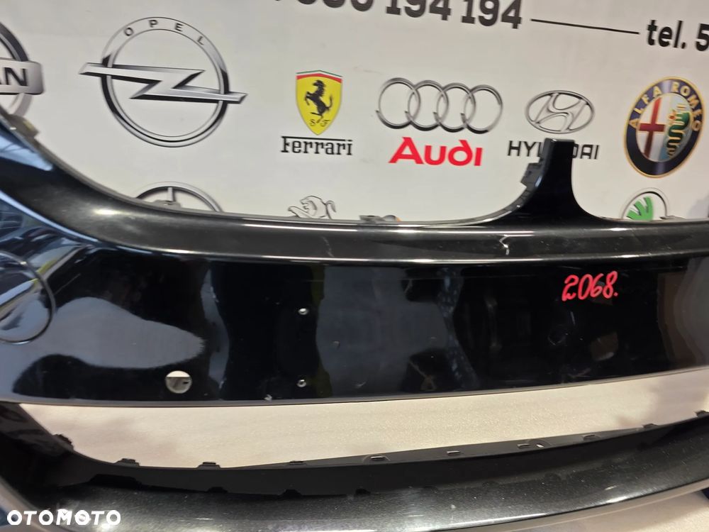 BMW G30 M-PAKIET 17- ZDERZAK PRZEDNI PRZÓD NA 6xPDC ŁADNY KOLOR CZARNY METALIK NR 51118064928 / 8064928 NR AUKCJI NZ2068 NZ2068/2 !!! - 11