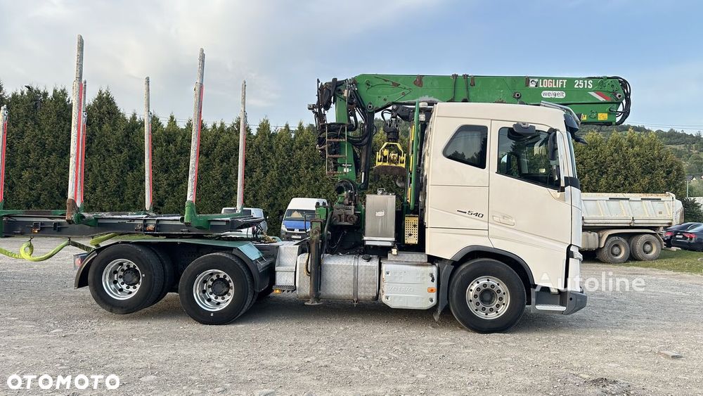 Volvo FH540 6x4 + NACZEPA DO DREWNA - 3