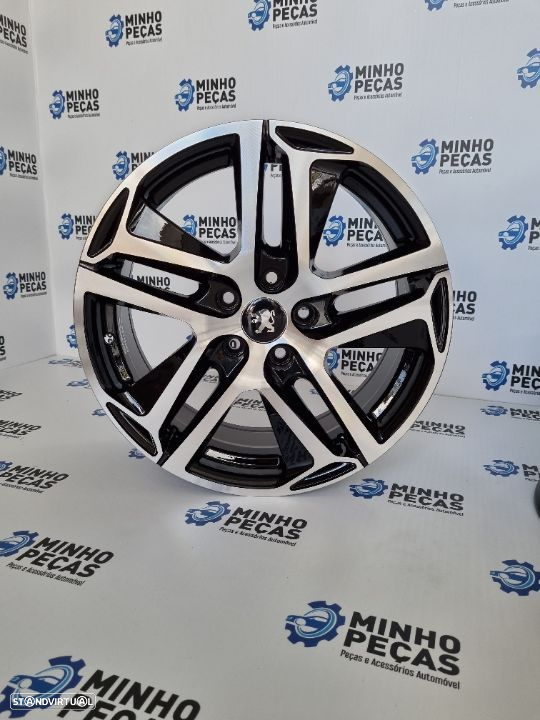 Jantes Peugeot 308 em 16 Black (5x108) - 8