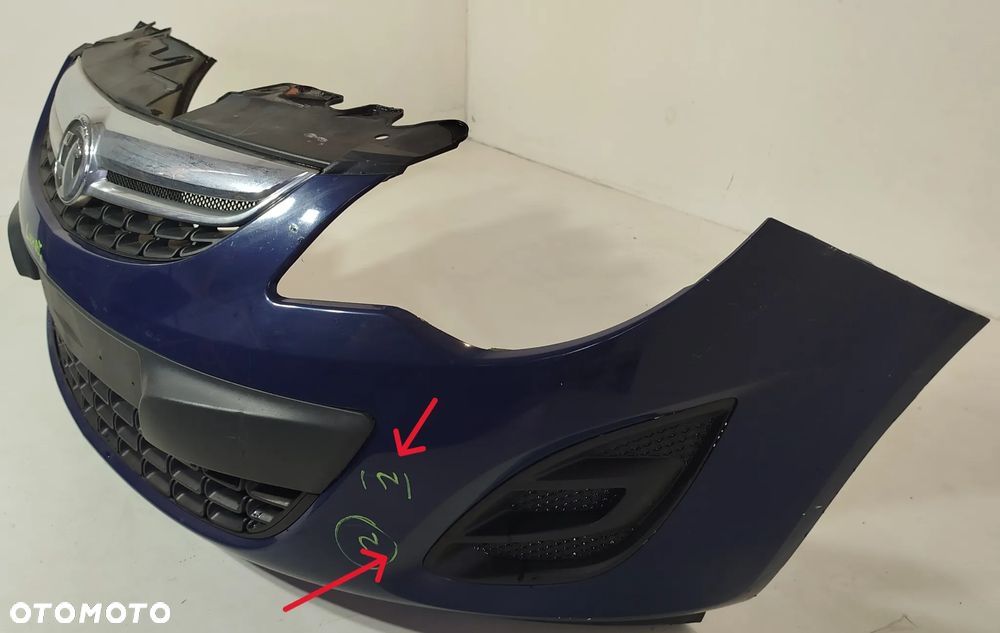 zderzak przedni przód grill OPEL CORSA D LIFT 11-14 Z20Z - 2