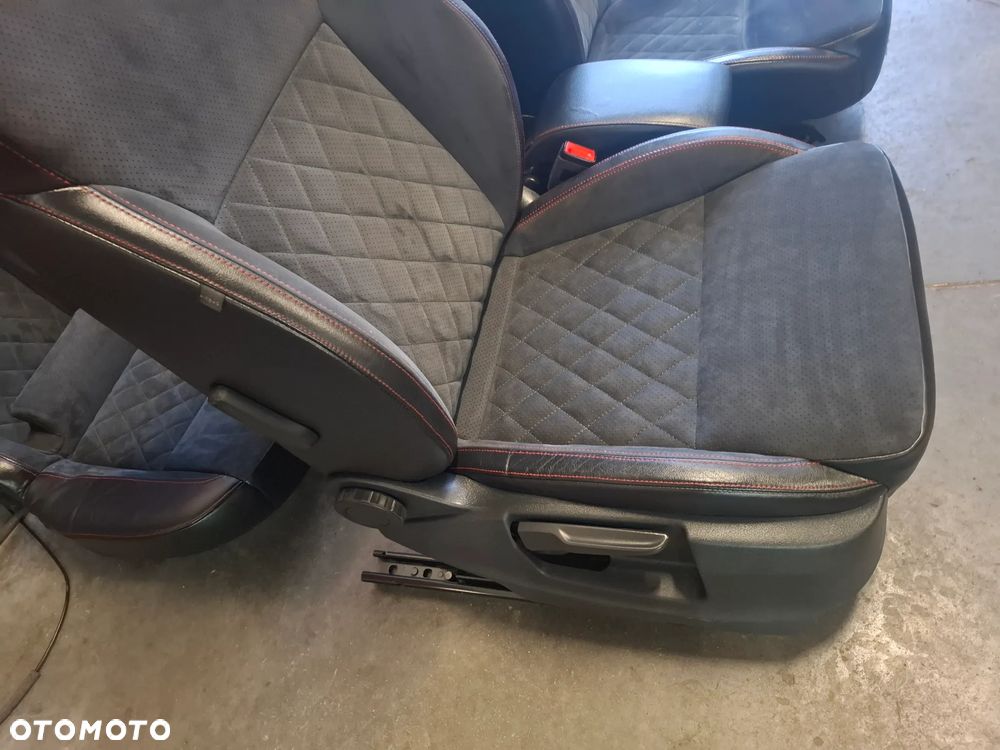 Fotele Skoda Octavia III kombi RS rok 2019 fotel kierowcy elektryczny skóra alcantara - 7