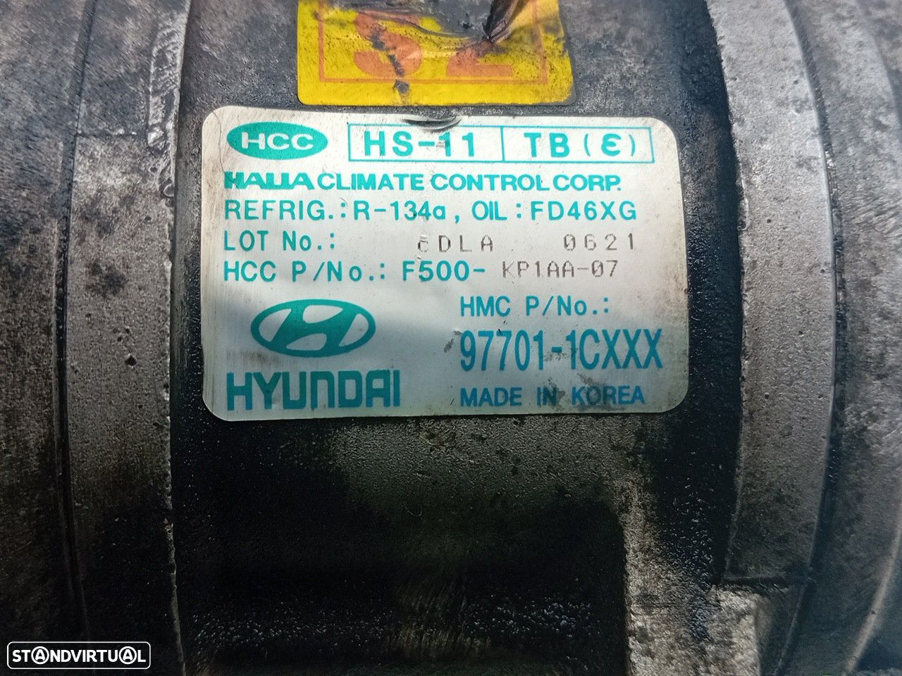 Compressor AC HYUNDAI Getz (TB) - 5