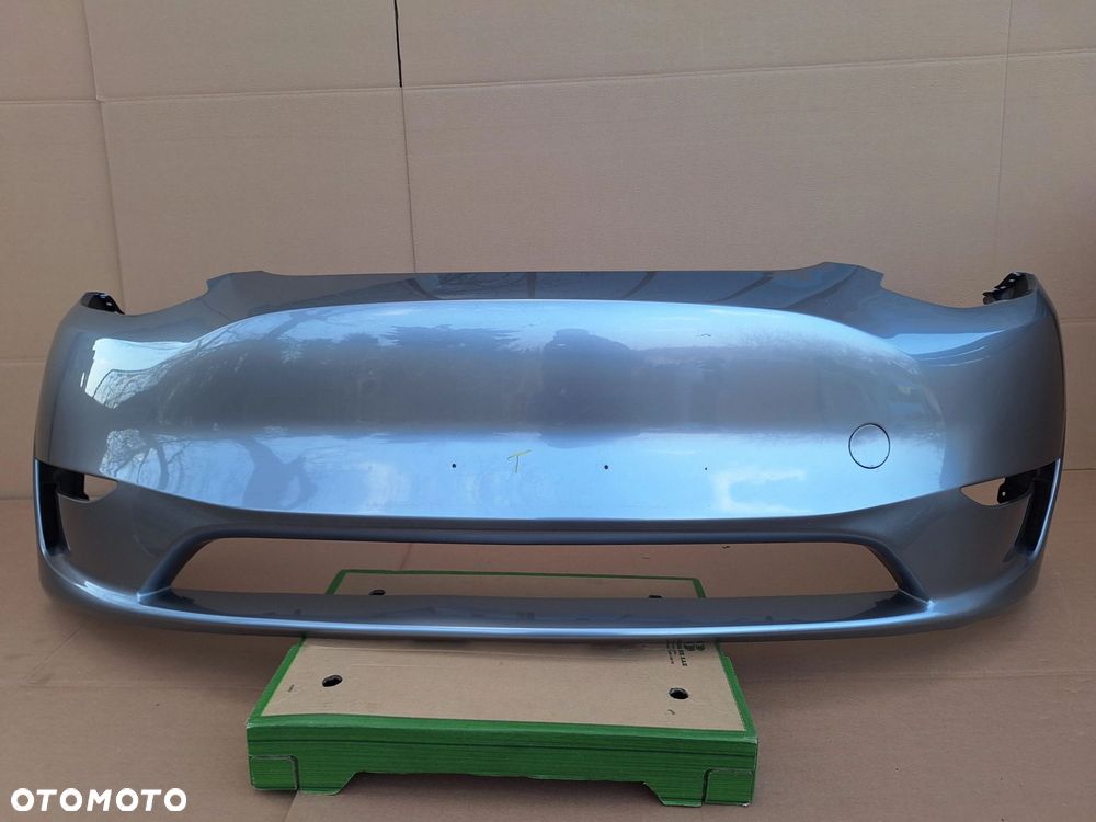 TESLA MODEL Y 20-24 ZDERZAK PRZÓD PRZEDNI KOLOR SILVER/SILBER ORYG. 1540104-06-C WYSYŁKA 24H - 2