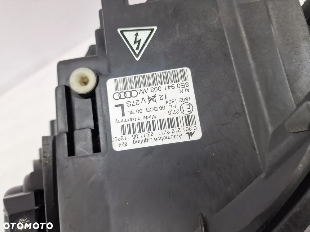 AUDI A4 B7 8E0 04-08 LEWA LAMPA PRZEDNIA PRZÓD XENON , NR 8E0941003AM , NR AUKCJI LA95 - 11