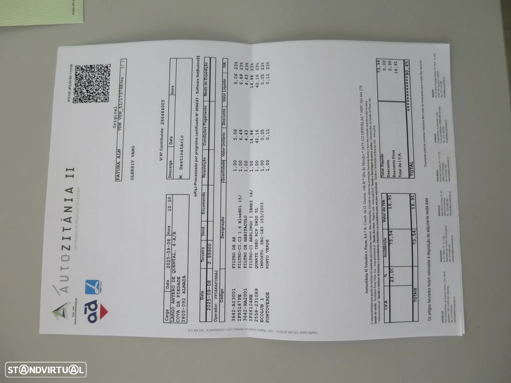 Citroën Berlingo Longa 3 Lugares Classe 1 - 16